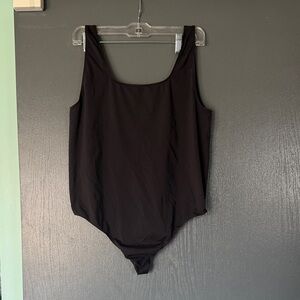 SKIMS Black Bodysuit